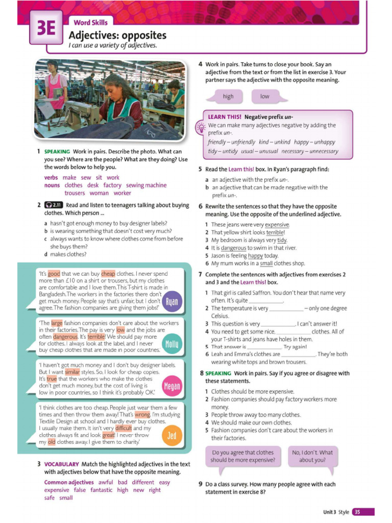 3e Word Skills Elem SWB | PDF