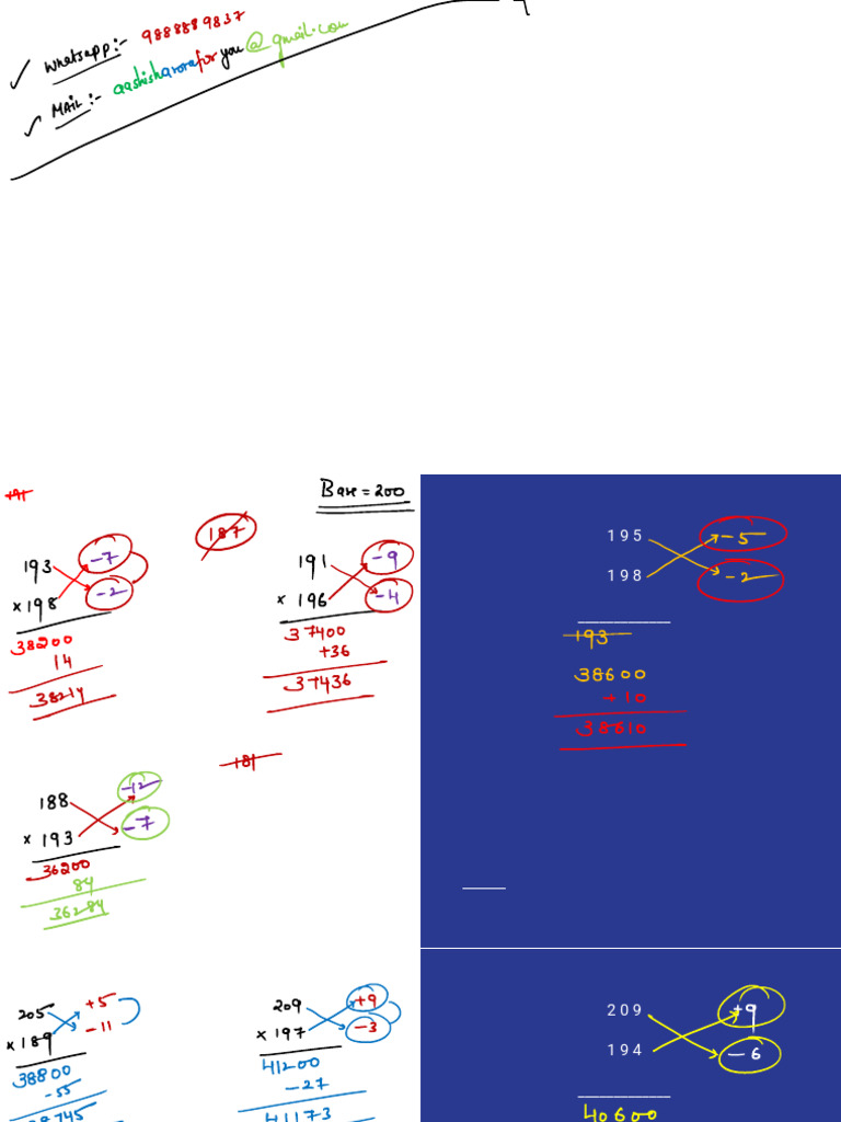 Multiplication and Square Roots Guide | PDF