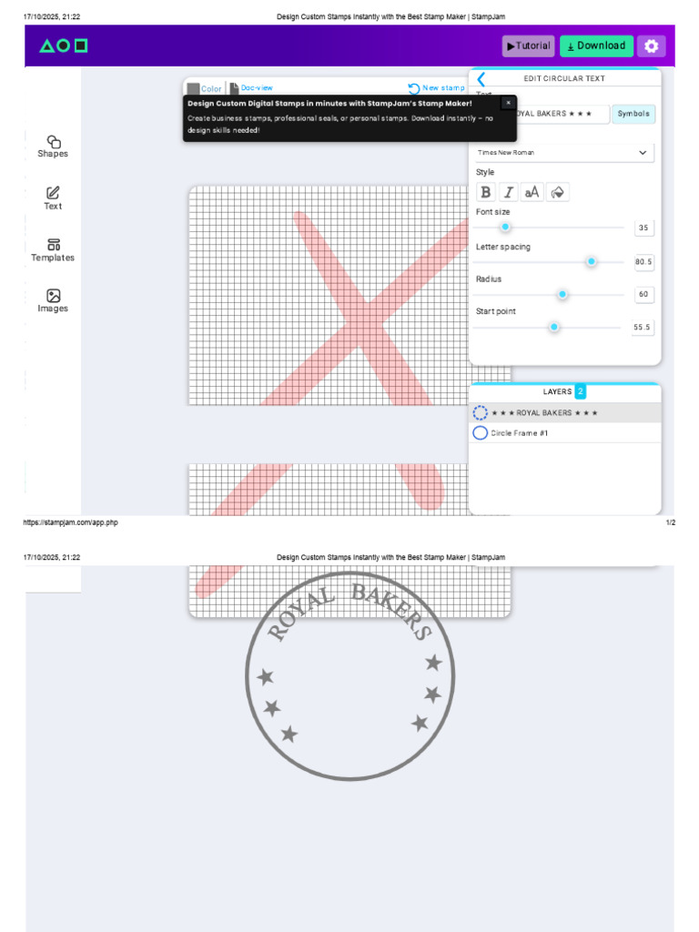 Create Custom Stamps Easily Online | PDF | Printing | Written Communication