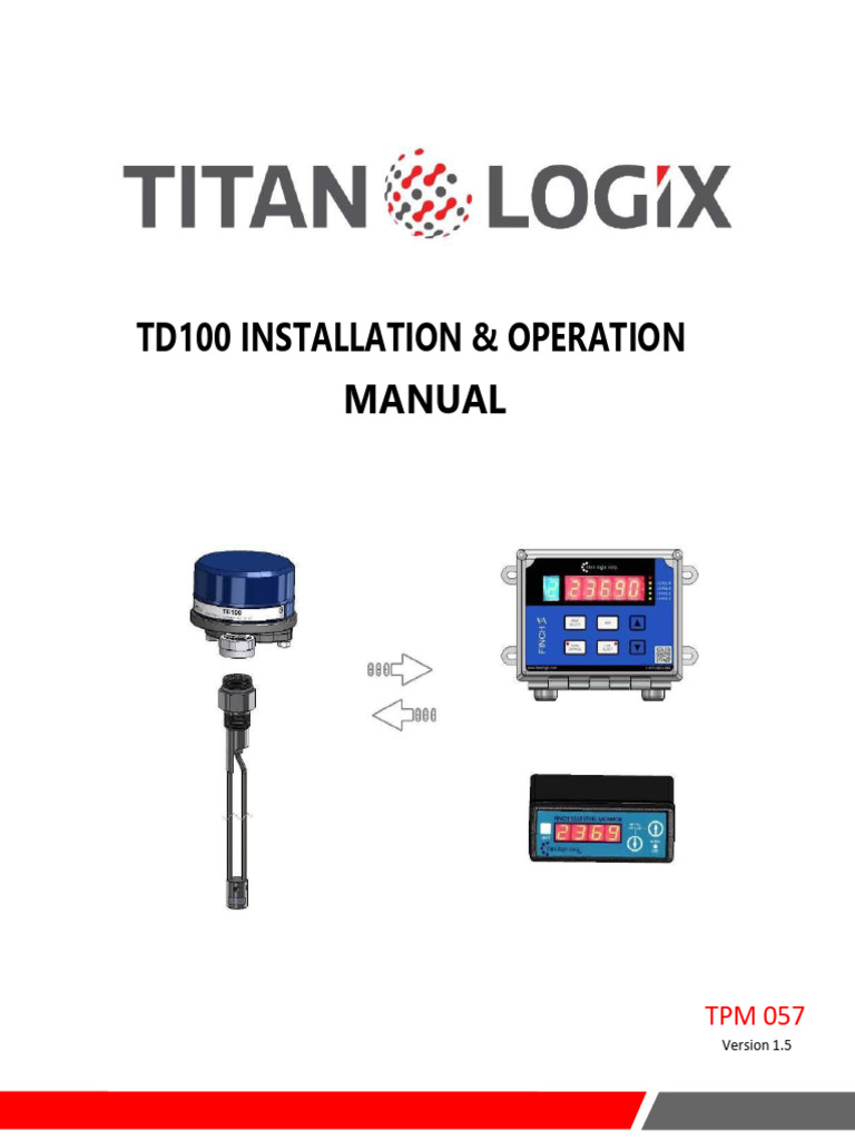 TD100 Installation & Operation Guide | PDF | Radar