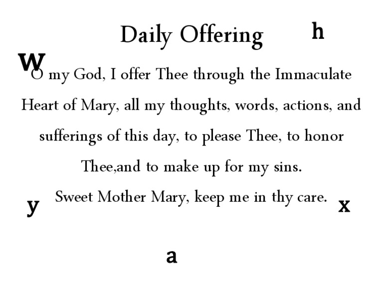 Daily Offering | PDF
