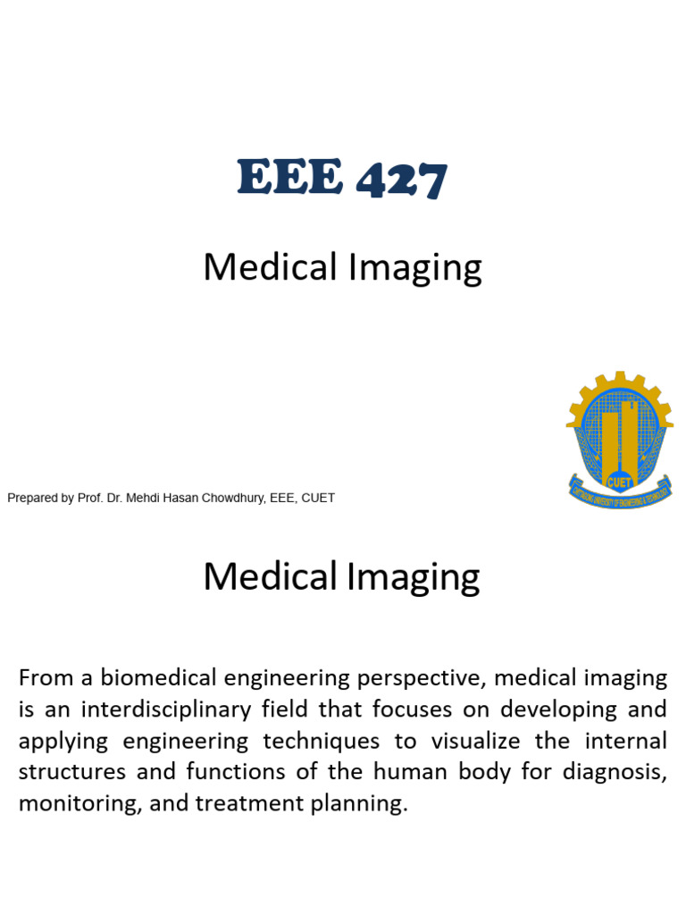 Medical Imaging Techniques Overview | PDF | Medical Imaging | Nuclear ...