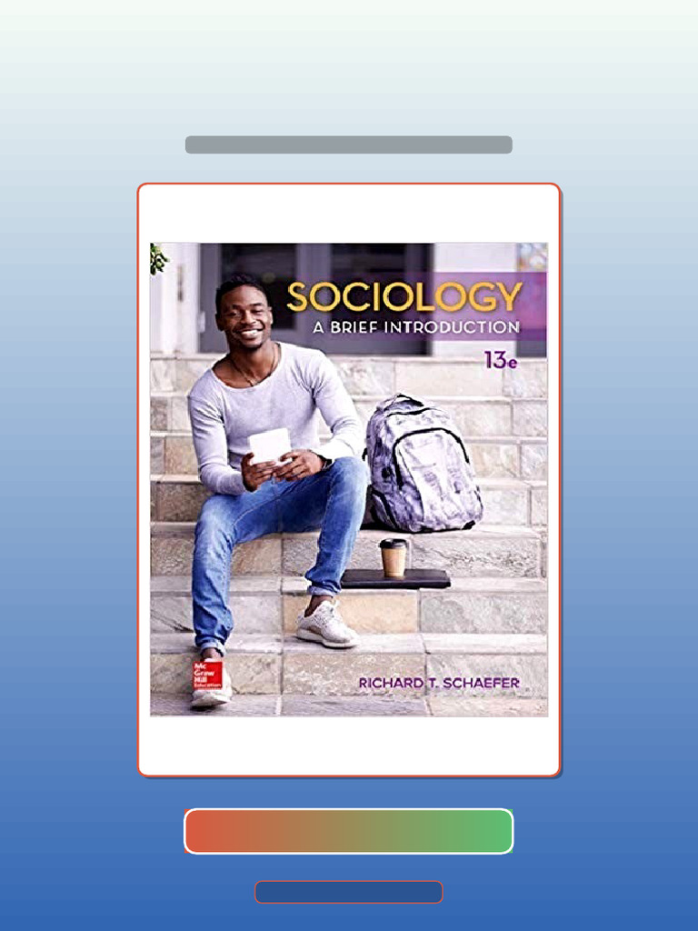 Ultimate Bundle Sociology a Brief Introduction 13th Edition eBook and ...