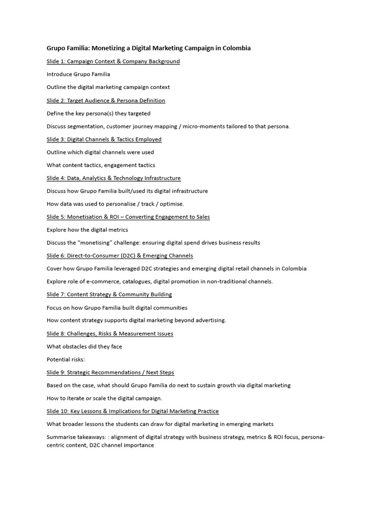 DM First Batch Presentation Oct | PDF