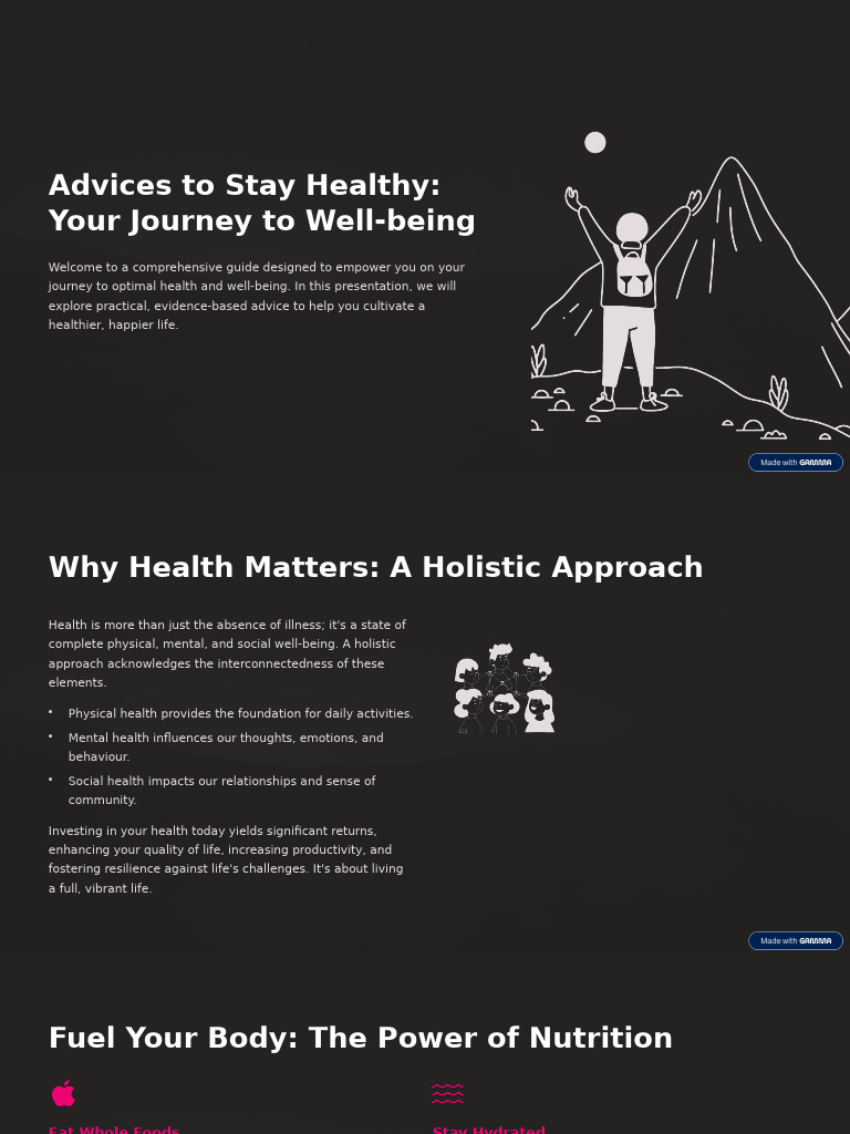 Health Tips for a Happier Life | PDF | Sleep | Mental Health