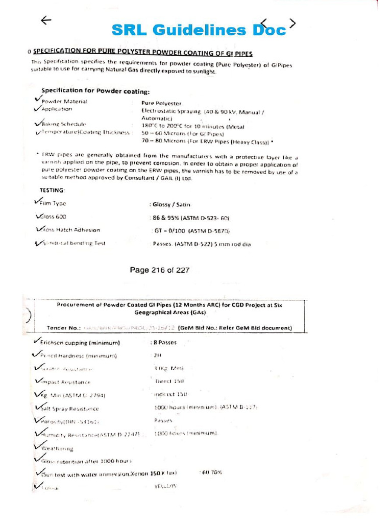 SRL Specification | PDF