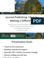 Chavez (2012) - Journal Publishing: Libraries Making A Difference