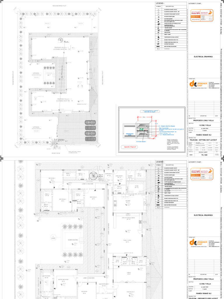 Proposed Villa Electrical Layout | PDF | Electrical Equipment