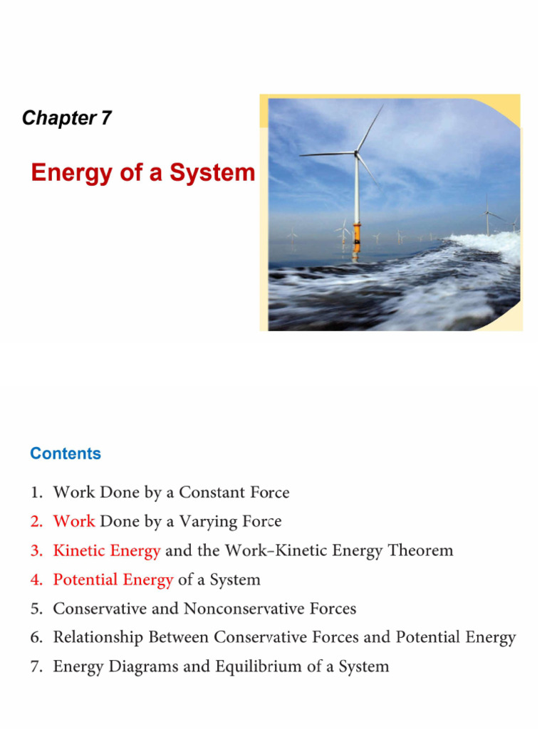 Physics 1 - Chapter 7,8 | PDF