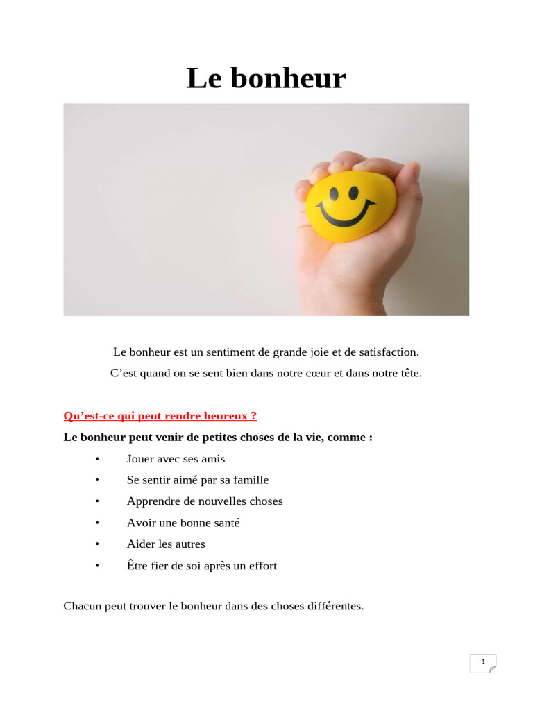 Cultiver le bonheur au quotidien | PDF