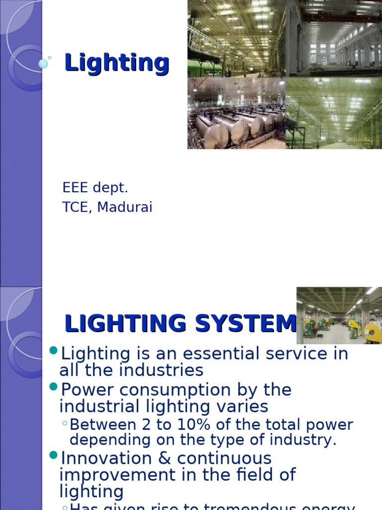 5 Lighting | PDF | Lighting | Fluorescent Lamp