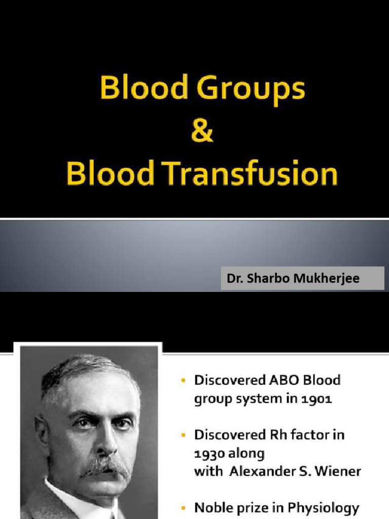 7580 - Module-7 Blood Group and Transfusion | PDF