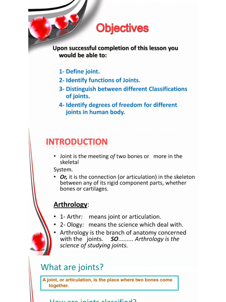 Joints | PDF