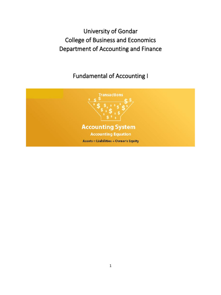 Chapter 1 Introduction To Accounting and Business 2025 Teach | PDF ...