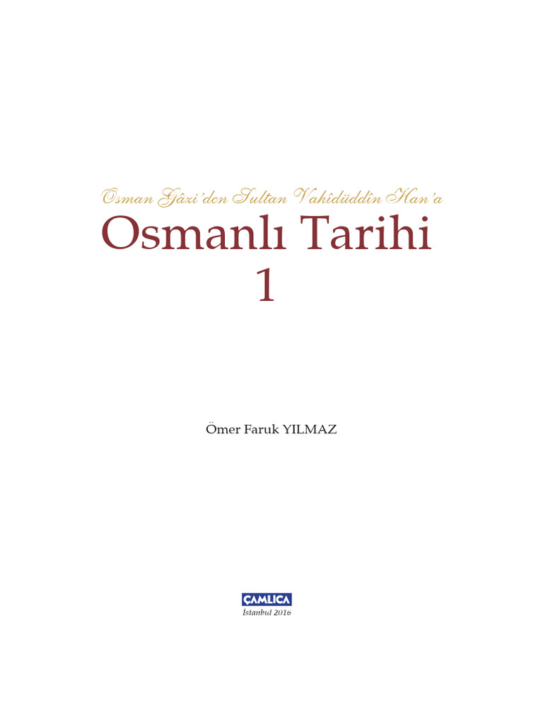 Osmanli Tarihi Cilt 1 | PDF