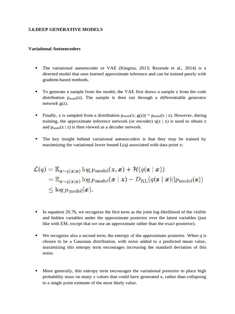 Understanding Variational Autoencoders | PDF | Algorithms | Machine ...