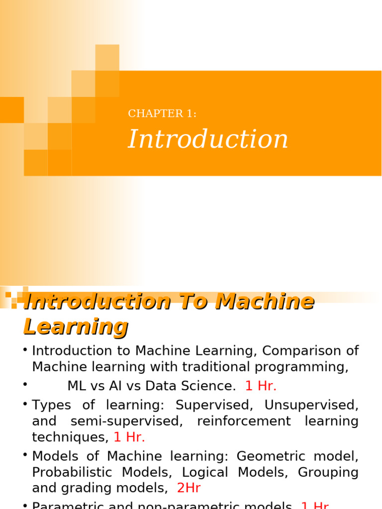 Introduction to Machine Learning Concepts | PDF | Machine Learning ...