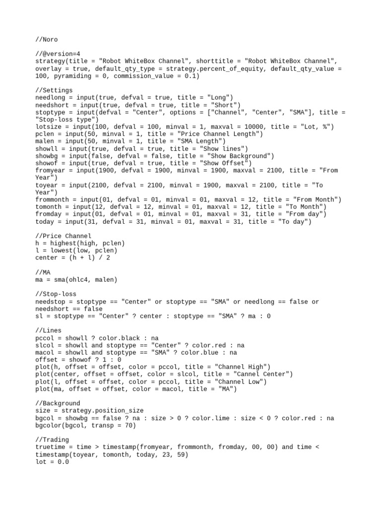 Robot WhiteBox Channel | PDF
