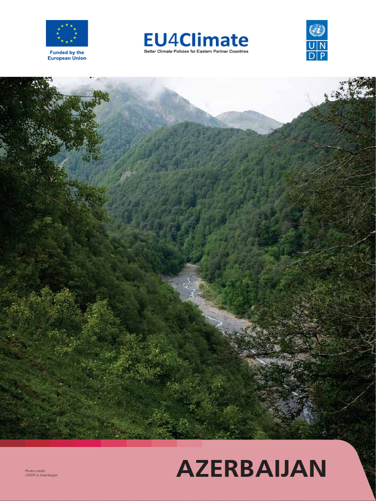 Azerbaijan Eu4climate 2023 | PDF | Climate Change | Natural Environment