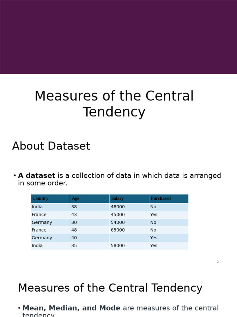 1.4dataset and Stats Operations | PDF | Mode (Statistics) | Mean