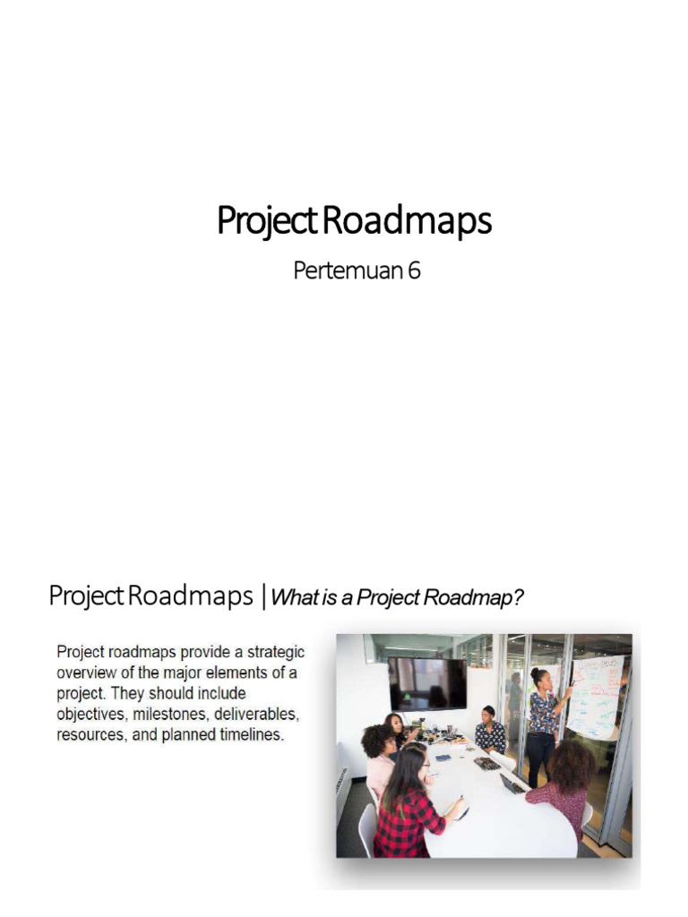 Pertemuan 6 - Project Roadmaps in Management Project | PDF