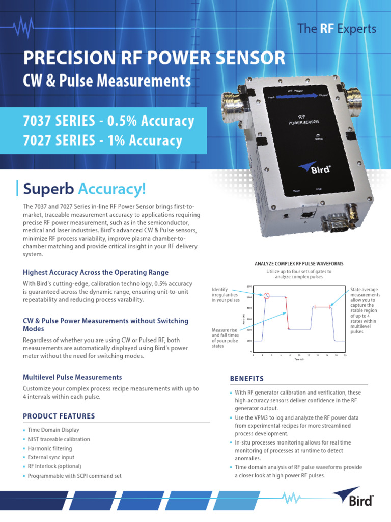 Bird Precision Pulse Sensors 7027 7037 Series | PDF | Calibration ...