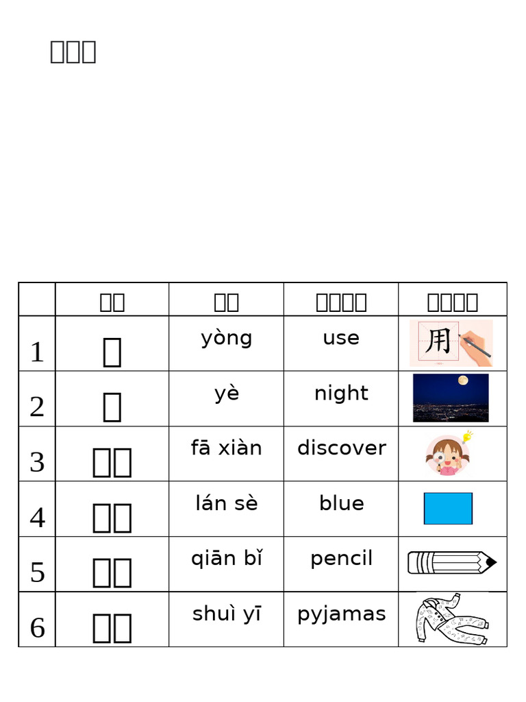 生词7 | PDF