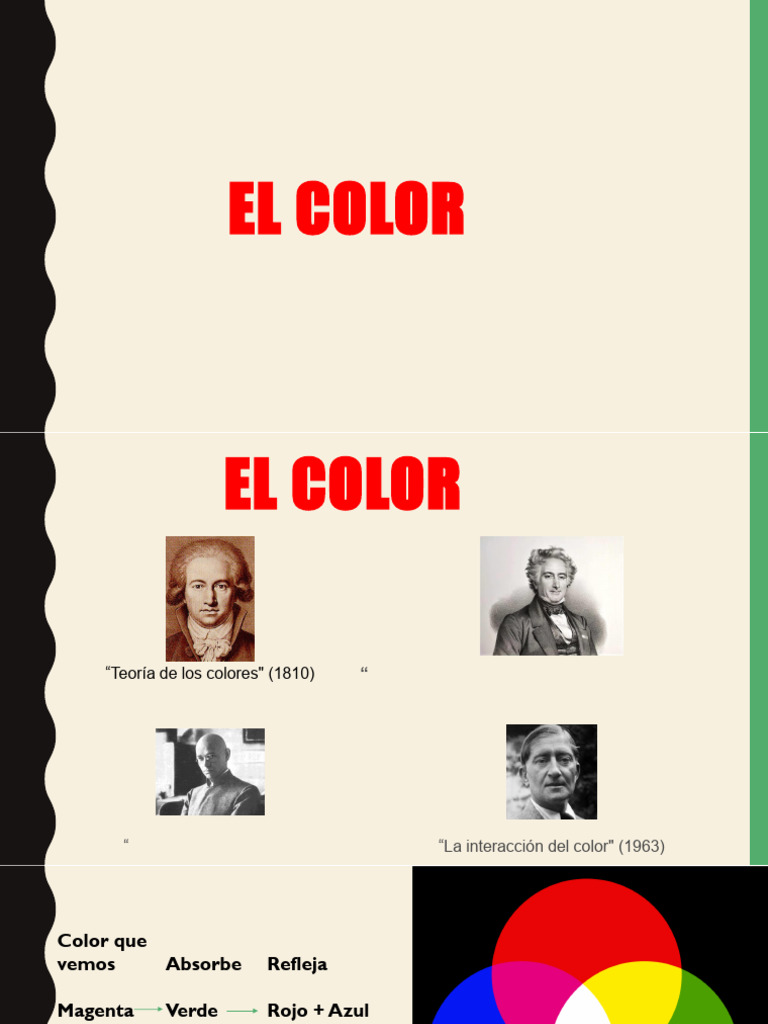 Teoría y Percepción del Color | PDF | Color | Matiz