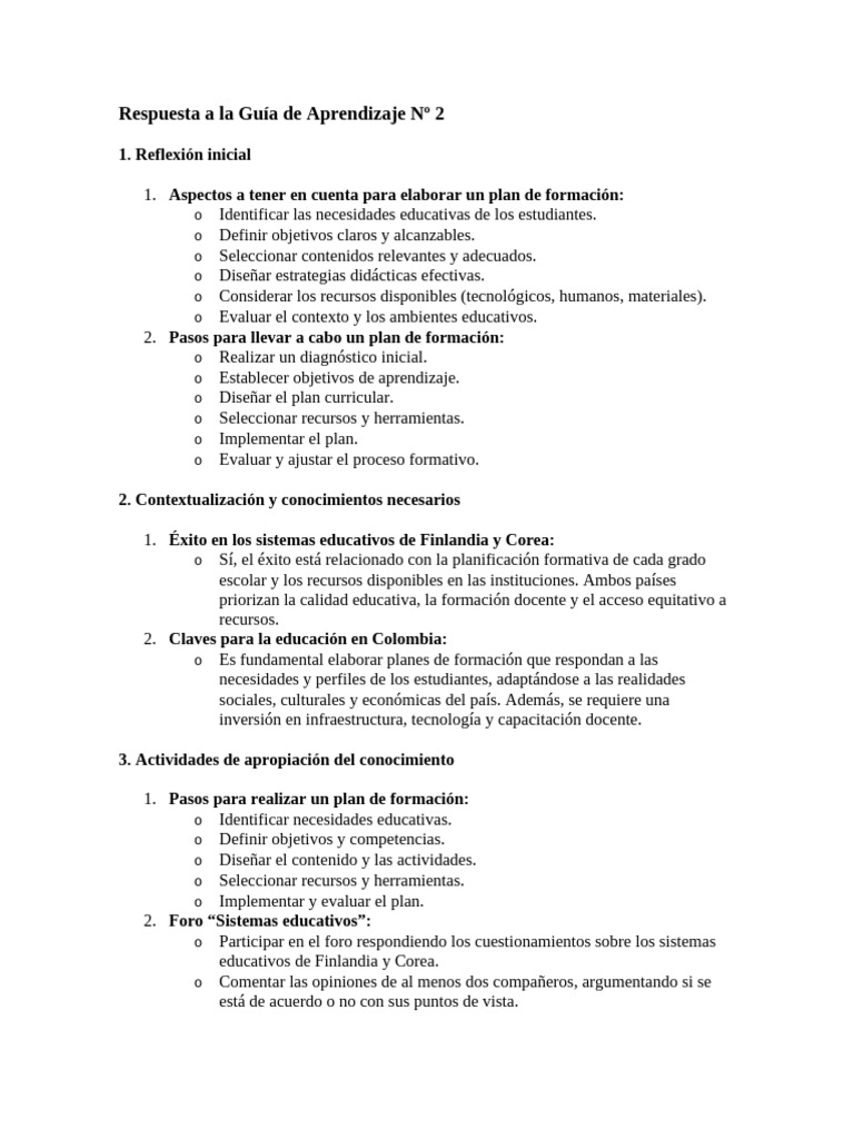 Plan de Formación Educativa Efectiva | PDF | Aprendizaje | Evaluación