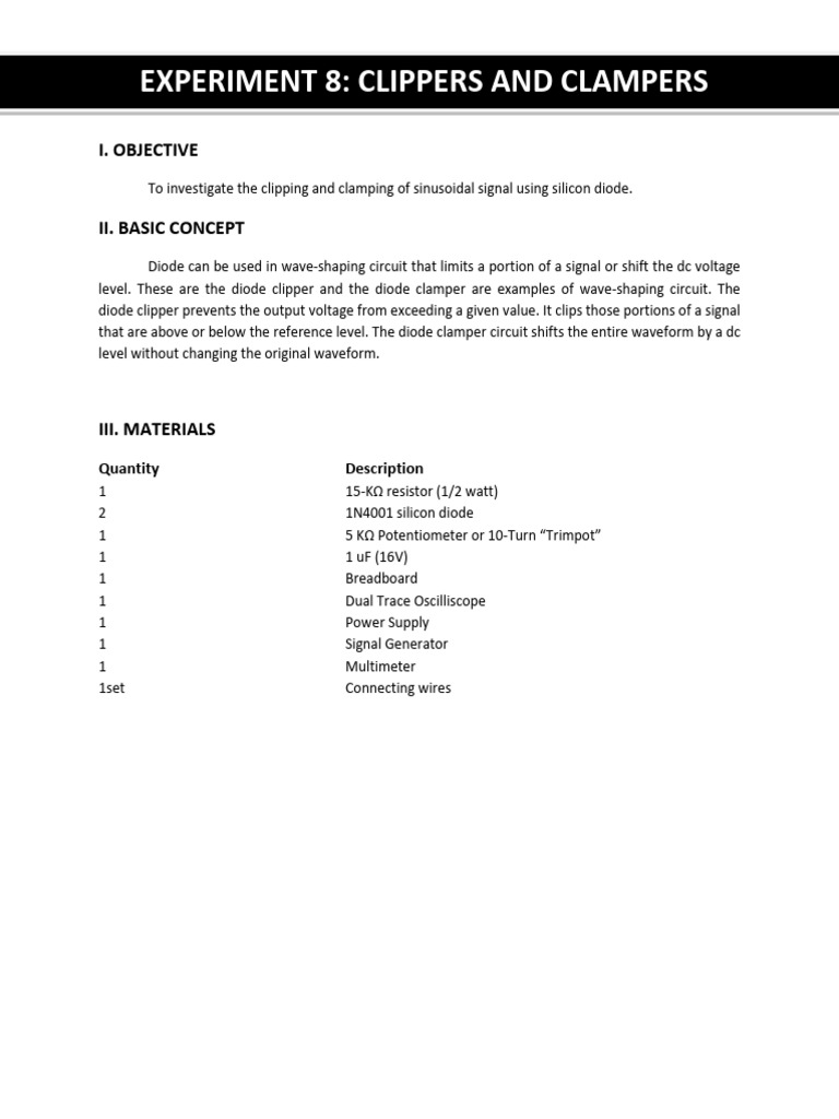 Experiment 3 | PDF | Electronic Circuits | Electrical Engineering