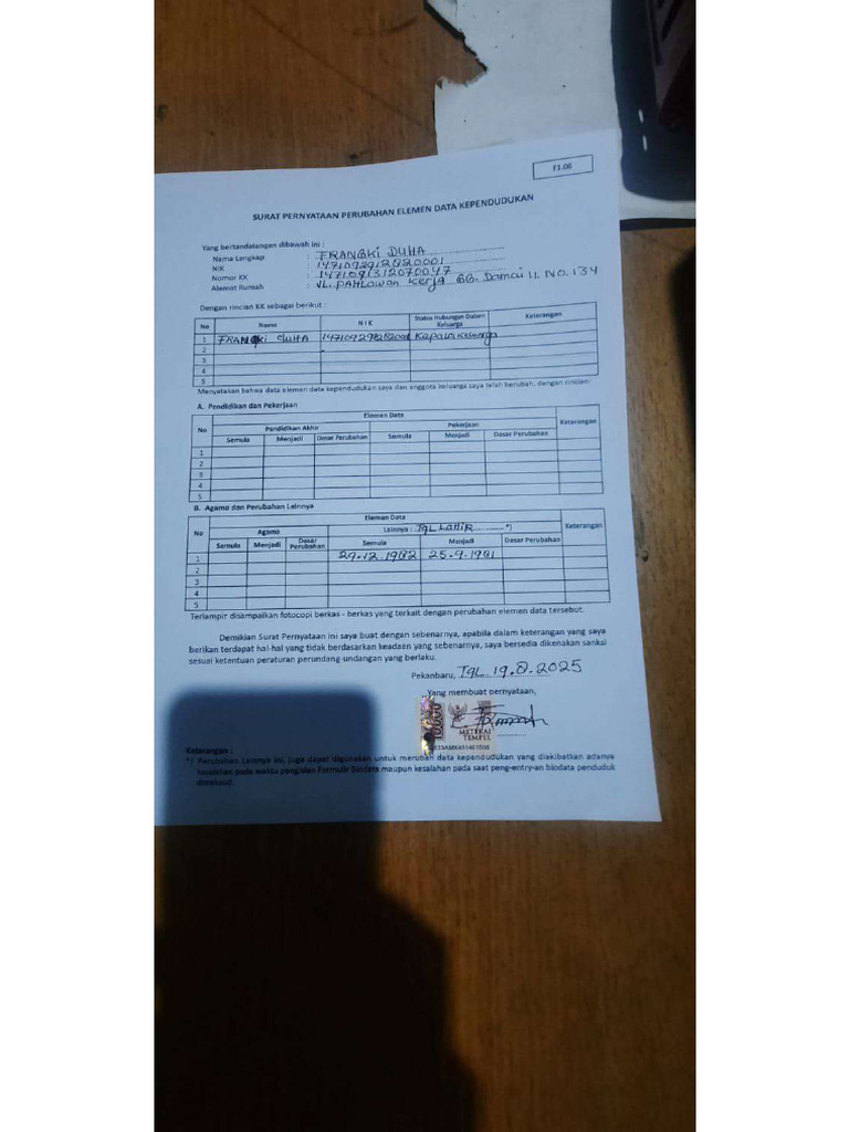 Form 1.06 | PDF