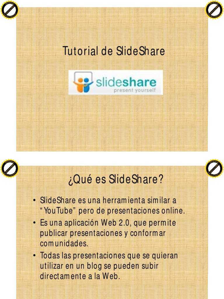 Tutorial de Slideshare: Co Co | PDF | Red mundial | Internet y web