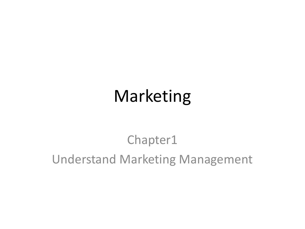 Marketing Management Essentials Explained | PDF | Career & Growth