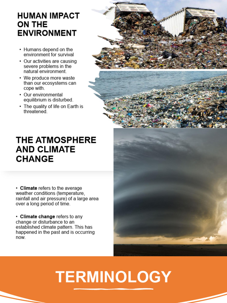Human Impact on Climate and Environment | PDF | Greenhouse Gas | Ozone ...