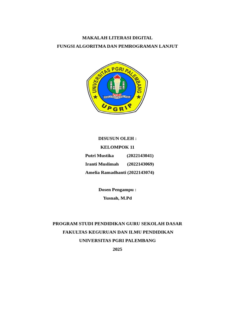 Makalah Literasi Digital | PDF