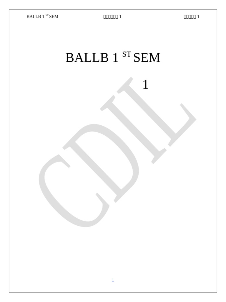 BALLB 1st SEM HISTORY UNIT 1 (1) (HINDI) | PDF