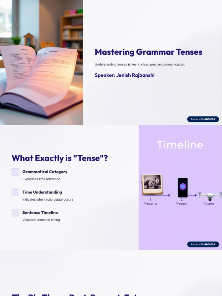 Mastering English Grammar Tenses | PDF | Grammatical Tense | Perfect ...