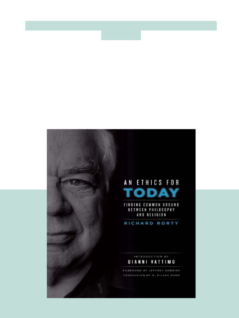 1270an Ethics For Today 2nd Edition Richard Rorty Full Chapters ...