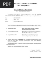 Surat Pengalaman Kerja