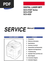 Samsung Digital Laser MFP SCX-4720F Series, SCX-4720, SCX-4520 Parts & Service Manual