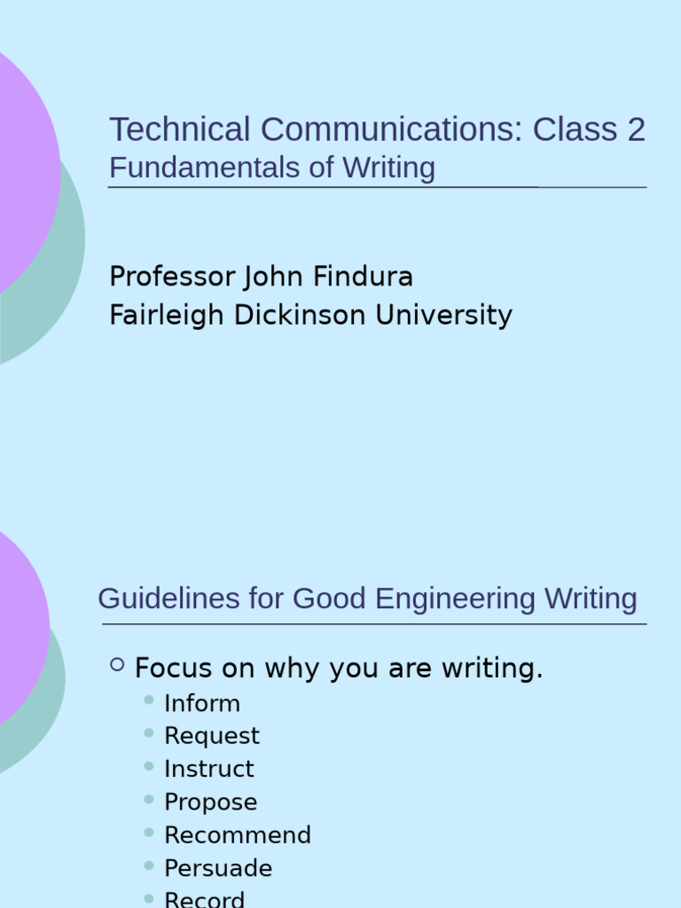 Engineering Writing Guidelines | PDF | Paragraph | Subject (Grammar)