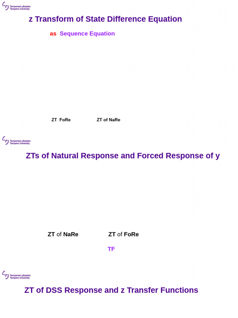 Z-Transform and Transfer Functions Explained | PDF
