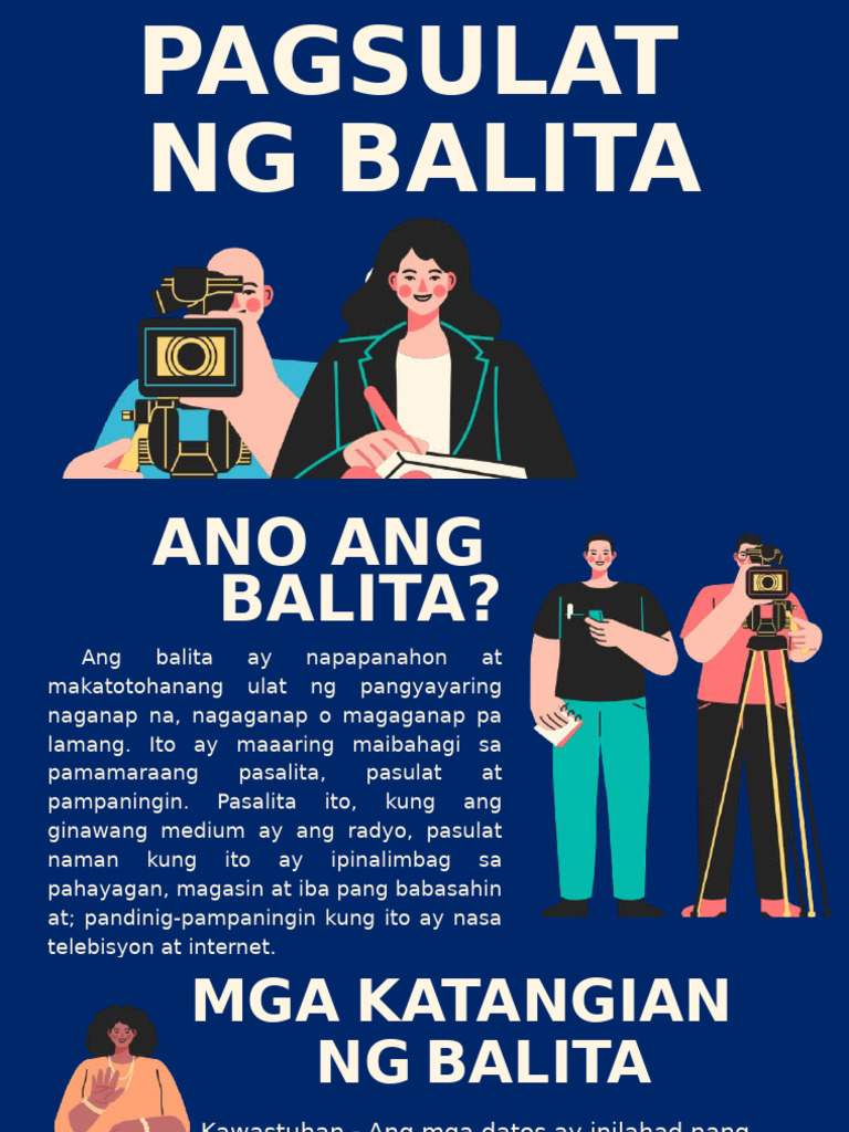 Pagsulat NG Balita | PDF