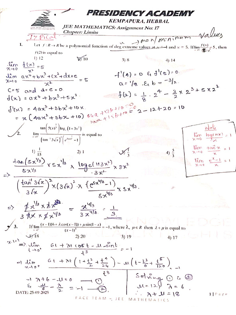 As 17 Solutions | PDF