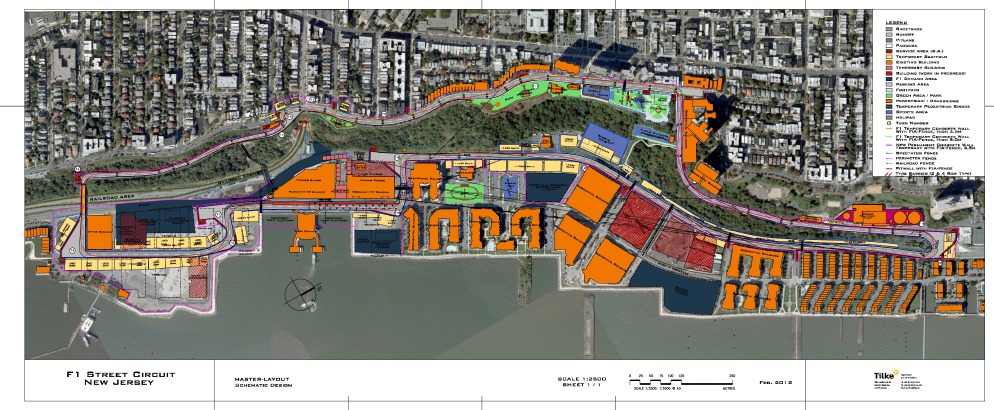 F1 Street Circuit Master Plan 2 New Jersey
