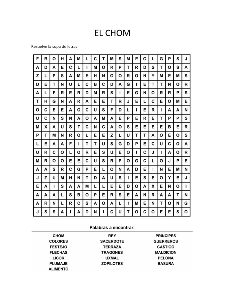 El Chom - 025426 | PDF