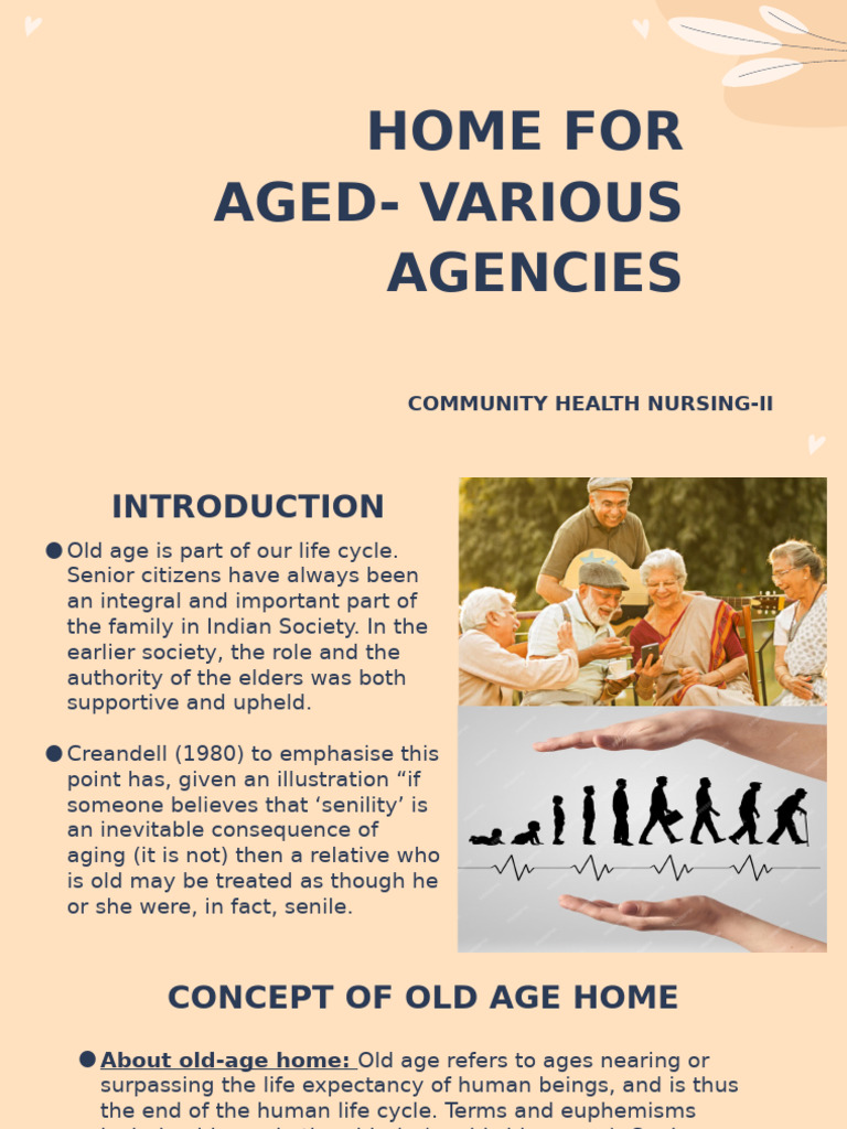 Standards for Old Age Homes in India | PDF | Old Age