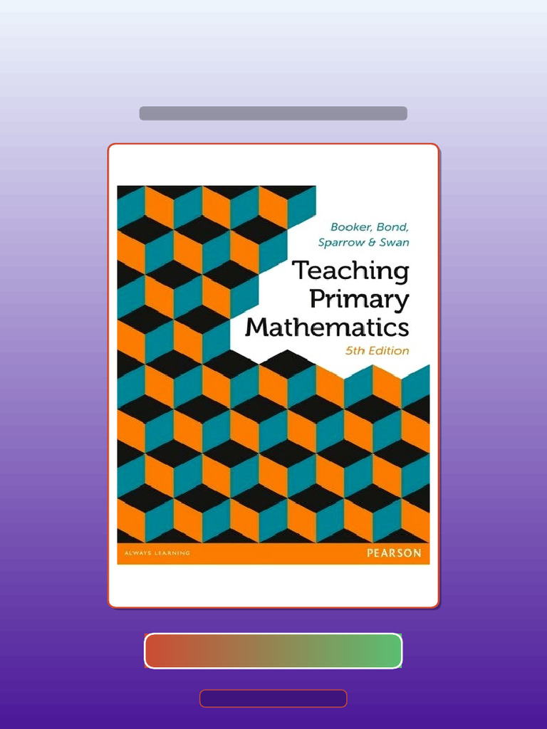 Ultimate Bundle Teaching Primary Mathematics 5th Edition eBook and ...