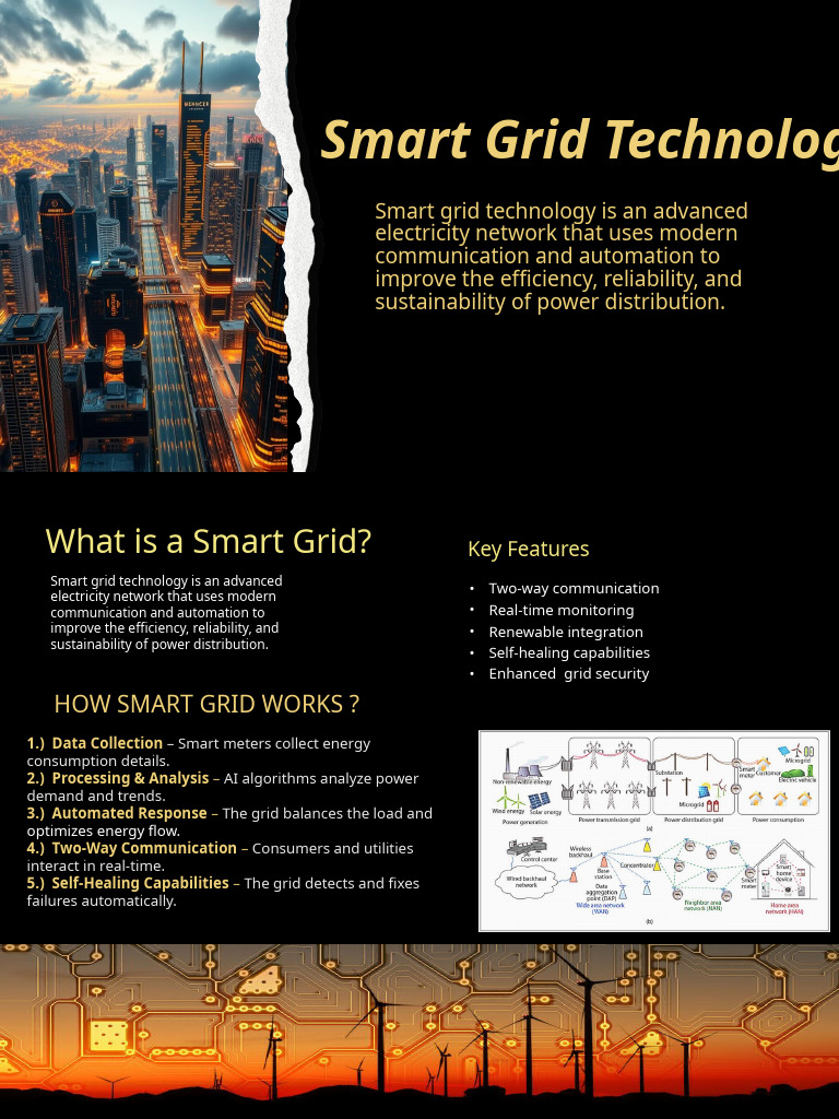 Smart Grid Technology Overview and Benefits | PDF | Smart Grid ...