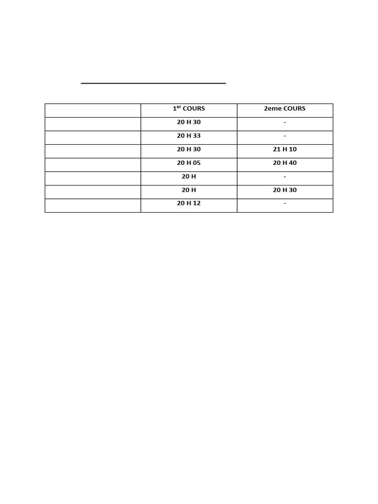 Fiche de pointage Boshra 2025 | PDF